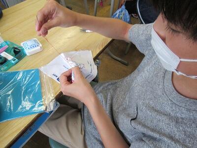 名前の縫い取り3