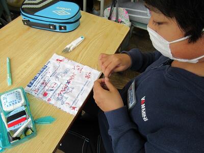 名前の縫い取り4